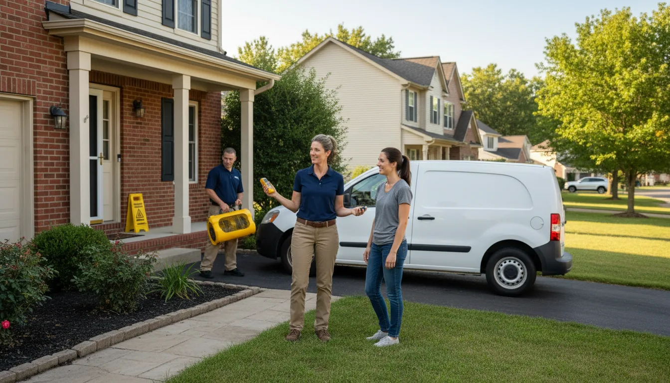Water restoration image for Home Water Damage Repair in Era, TX
